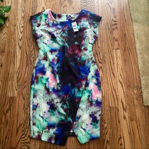 Bar III Scuba Sheath Dress, Size XL